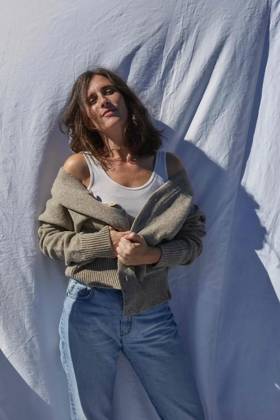 Cardigan en laine Sésame – Image 2