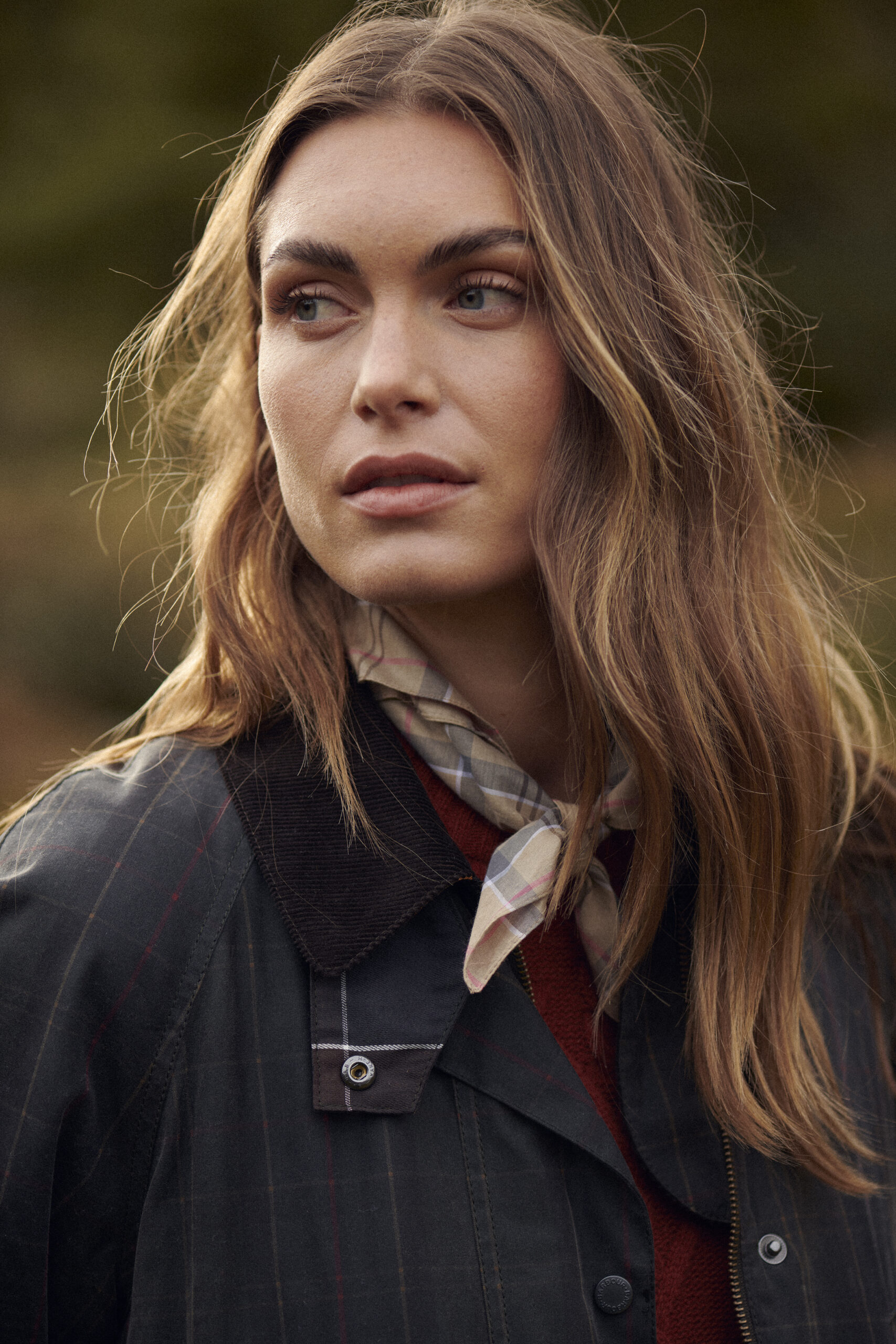Barbour ASHBY TARTAN Waxed Cotton – Image 7