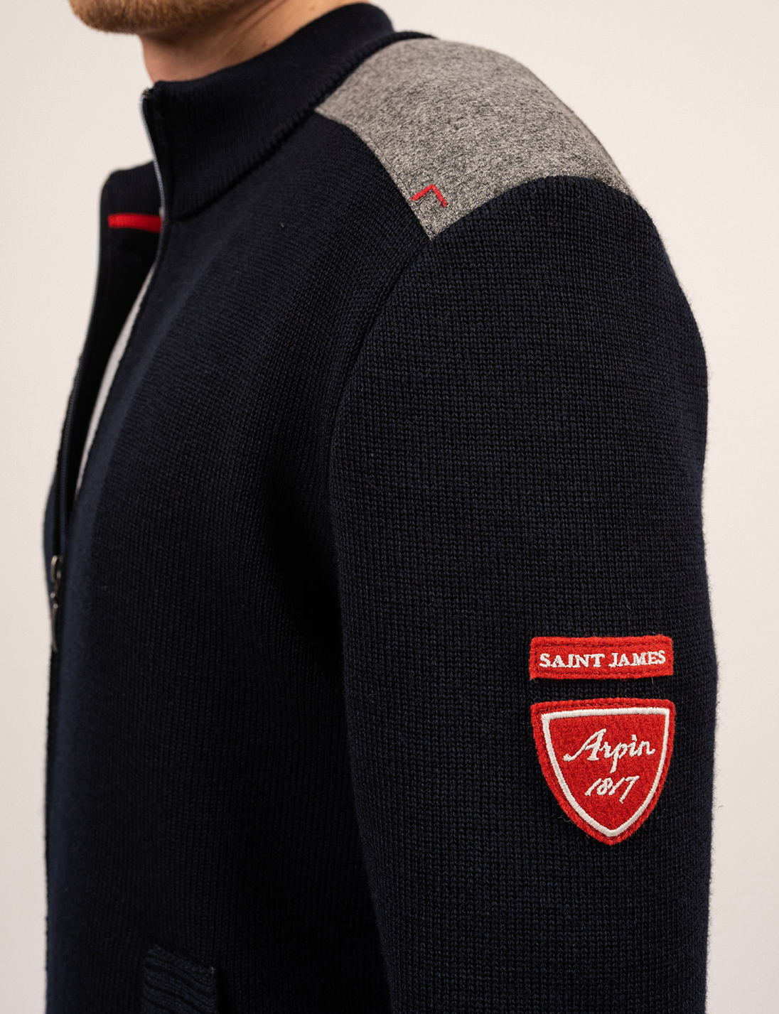 Gilet Saint-James X Arpin 1817 SERAC Navy – Image 3