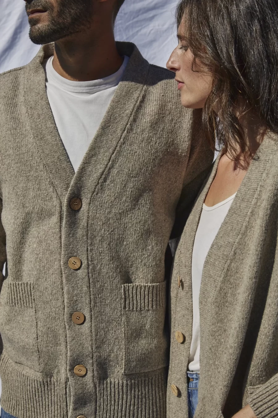 Cardigan en laine Sésame – Image 3