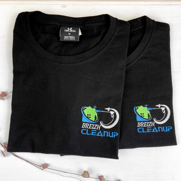 T-shirt logo personnalisé homme
