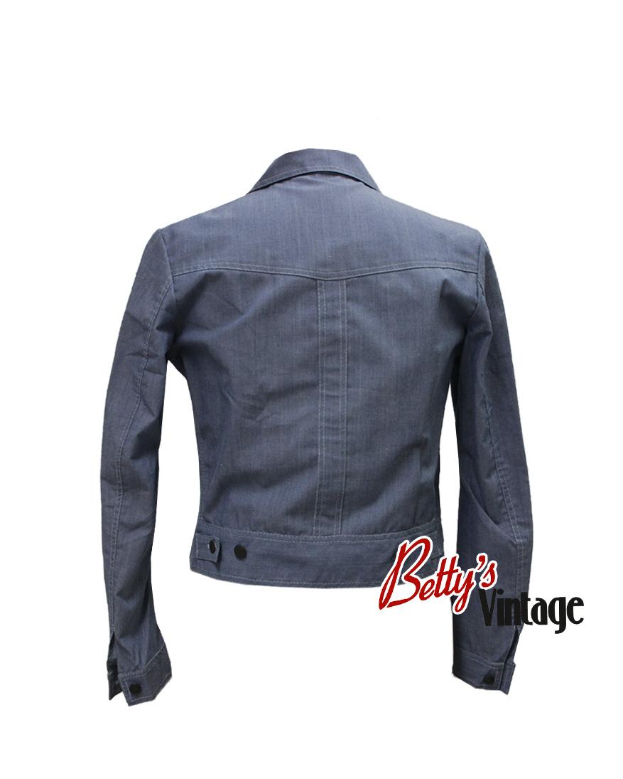 Veste vintage en jean 1960’s/70’s bleu clair – Image 3