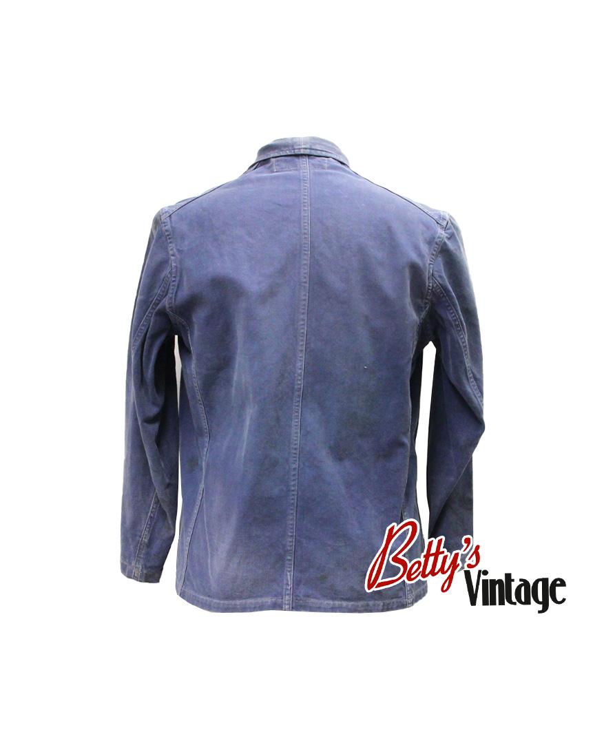 Veste bleu travail vintage 1960’s – Image 3