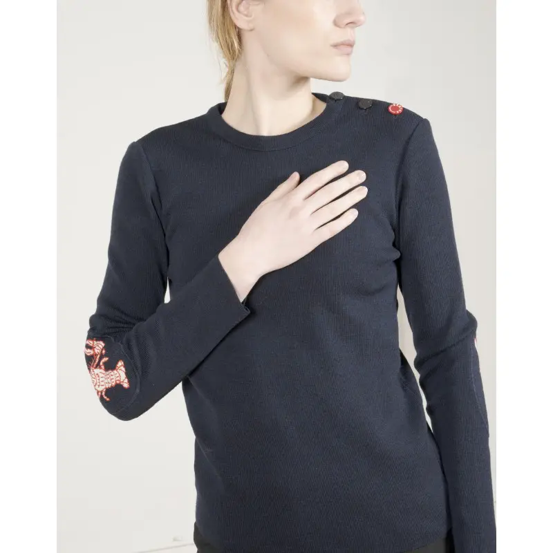 Pull Marin Homard marine Dark Navy Femme