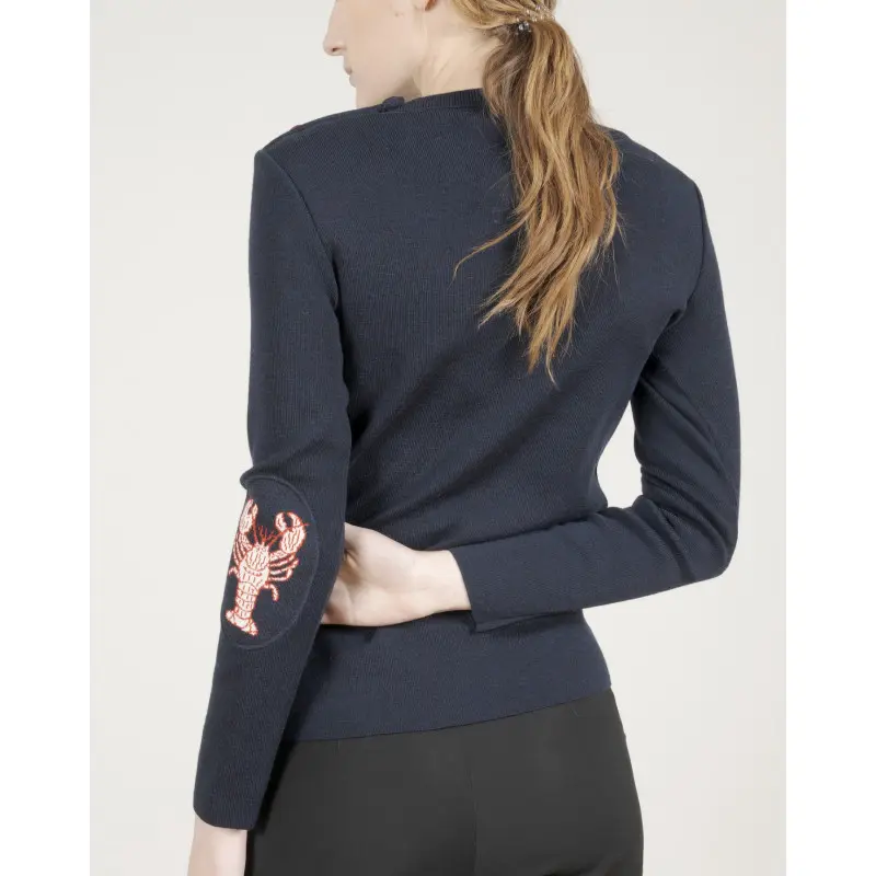 Pull Marin Homard marine Dark Navy Femme – Image 2